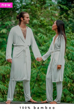 Two Nooboo 100% Bamboo Luxe Kimonos + Lounge Pants (25% OFF) from Nooboo