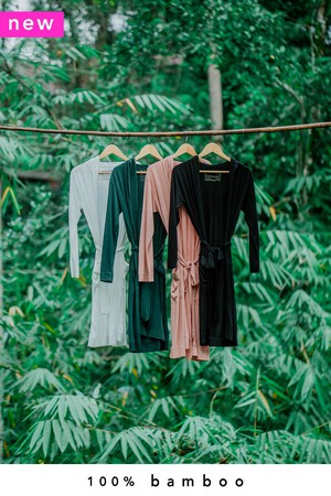 Two Nooboo 100% Bamboo Luxe Kimonos (15% OFF) from Nooboo