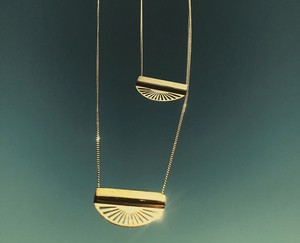 Eternal Sunshine Gold Plated Necklace from Nowa