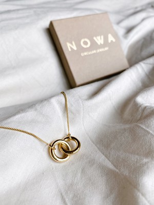 Eternal Connection Gold Plated Necklace (Large) from Nowa