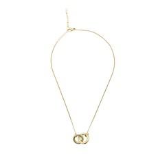 Eternal Connection 14KT Solid Gold Necklace (Large) via Nowa