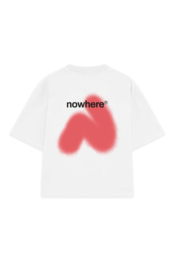Nowhere spray red t-shirt from NWHR
