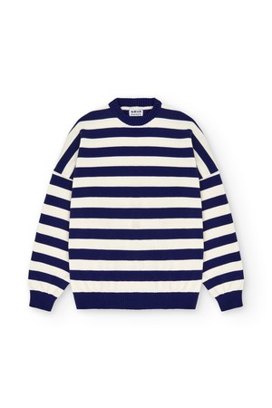 Navy stripes sweater from NWHR