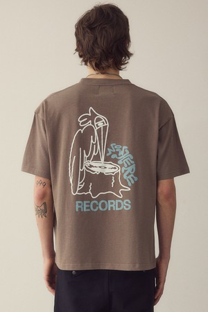 Nowhere Records Wood T-shirt from NWHR