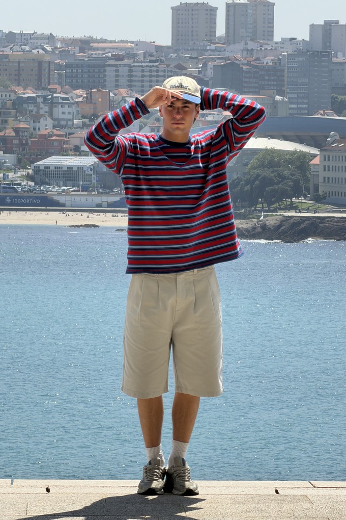 Striped knit t-shirt from NWHR
