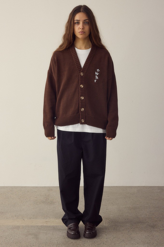 Brown Cardigan from NWHR