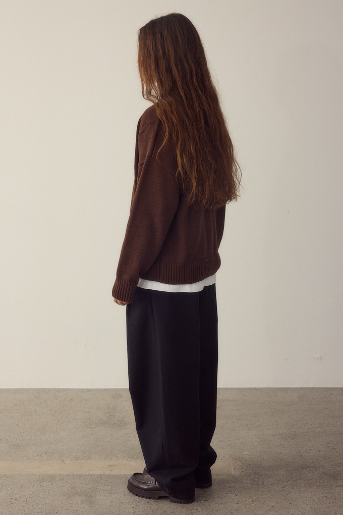 Brown Cardigan from NWHR