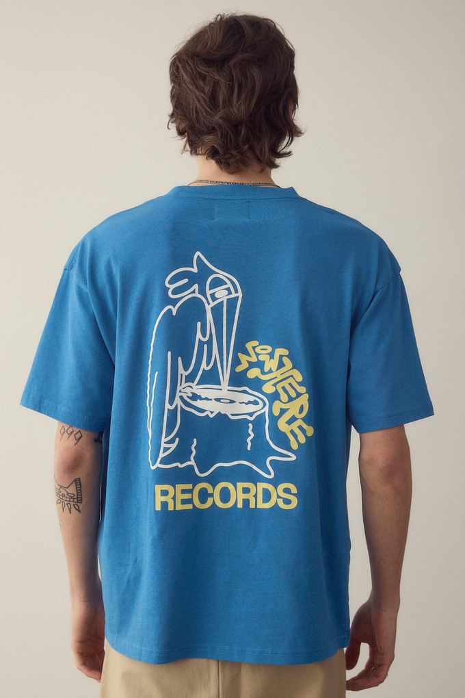 Nowhere Records Blue T-shirt from NWHR