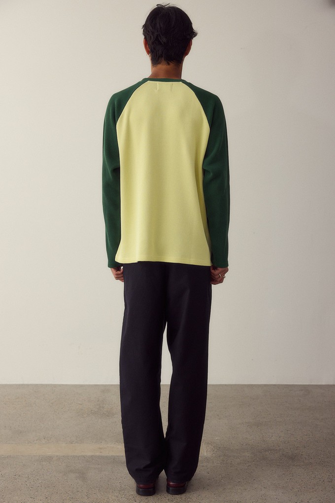 Crewneck Green Waffle from NWHR