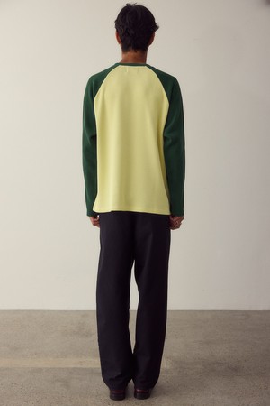Crewneck Green Waffle from NWHR