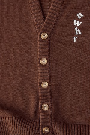 Brown Cardigan from NWHR