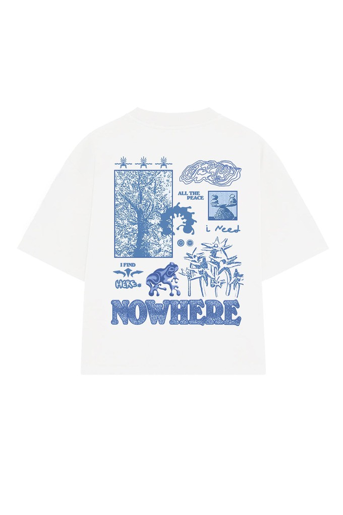 T-shirt All the peace I need blue from NWHR