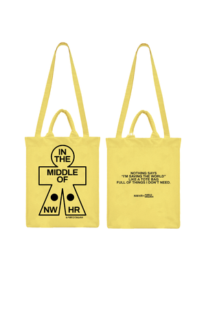 Tote bag In the middle yellow from NWHR