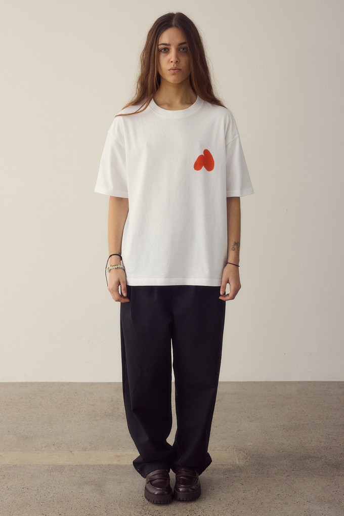 Nowhere spray red t-shirt from NWHR