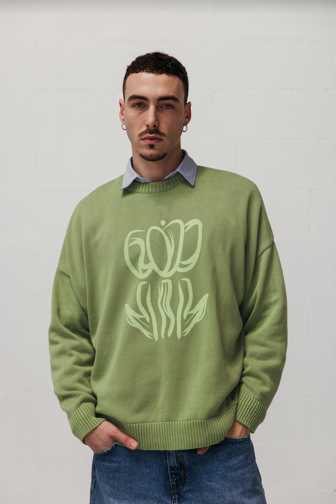 Printed Tulip Sweater from NWHR