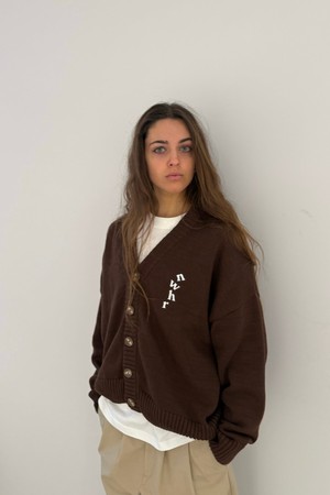 Brown Cardigan from NWHR