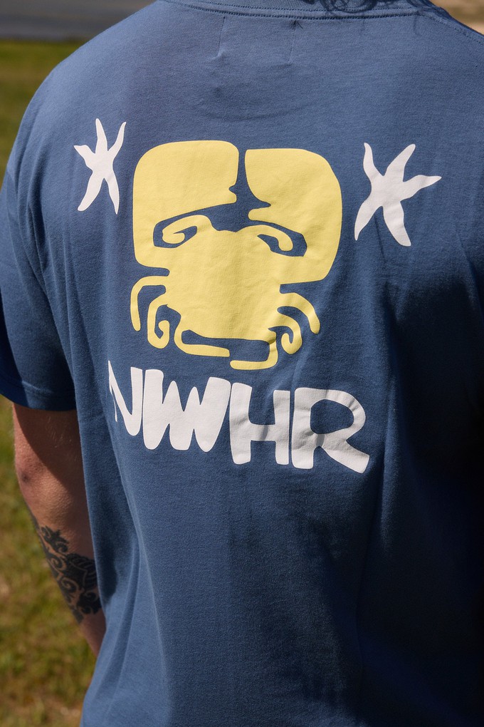 T-shirt between blue rocks from NWHR