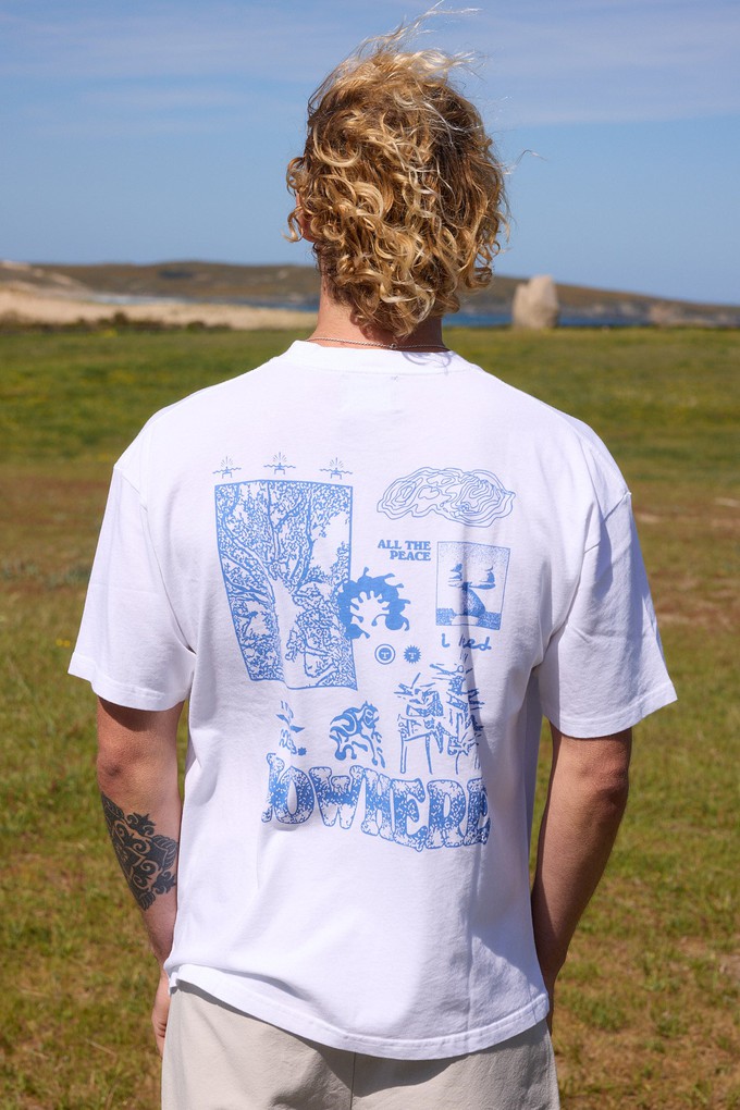 T-shirt All the peace I need blue from NWHR