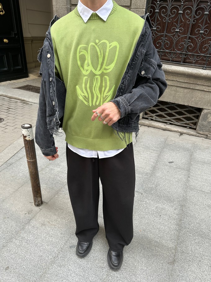 Printed Tulip Sweater from NWHR