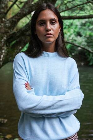 Baby Blue Brushed Jersey from NWHR