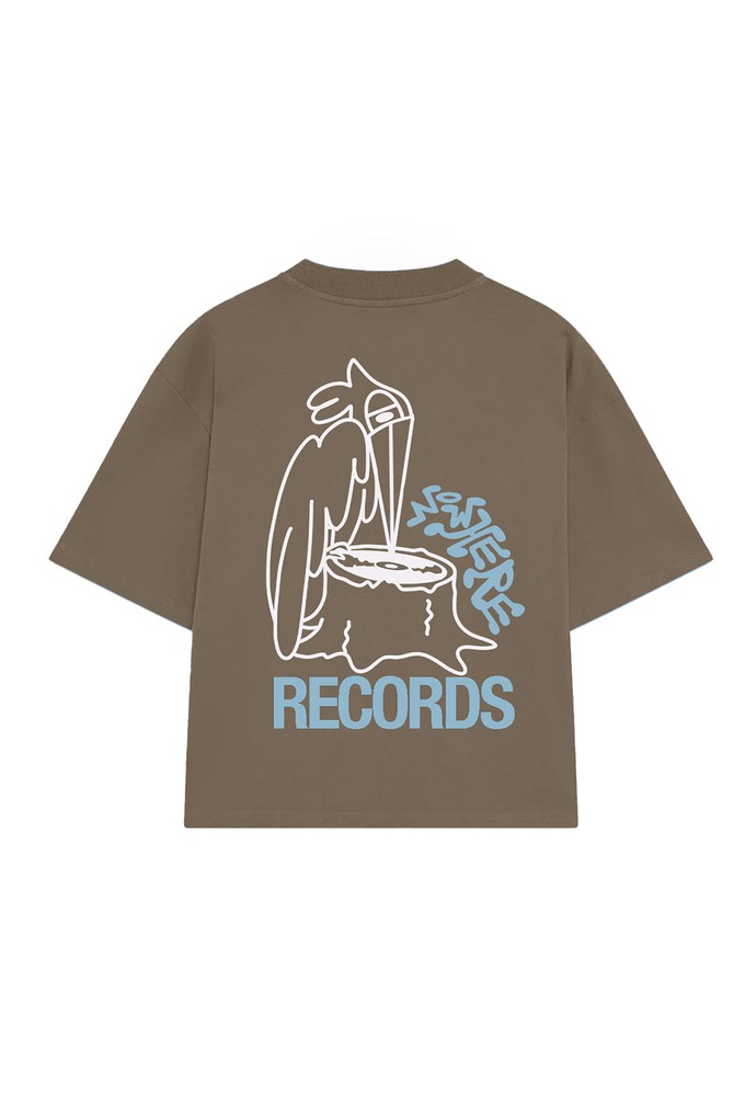 Nowhere Records Wood T-shirt from NWHR