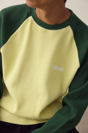 Crewneck Green Waffle from NWHR