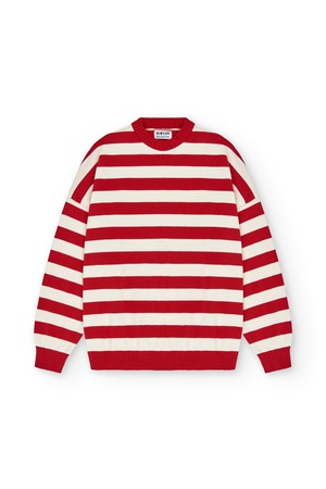 Red stripes sweater from NWHR