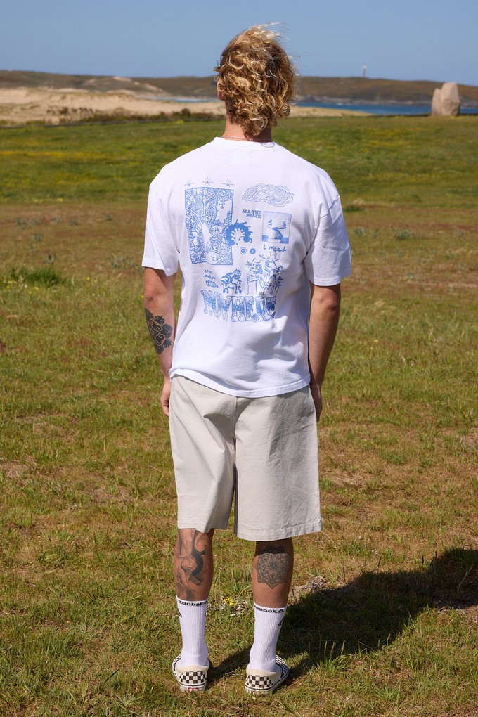 T-shirt All the peace I need blue from NWHR