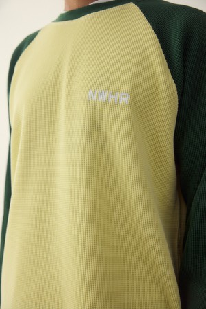 Crewneck Green Waffle from NWHR