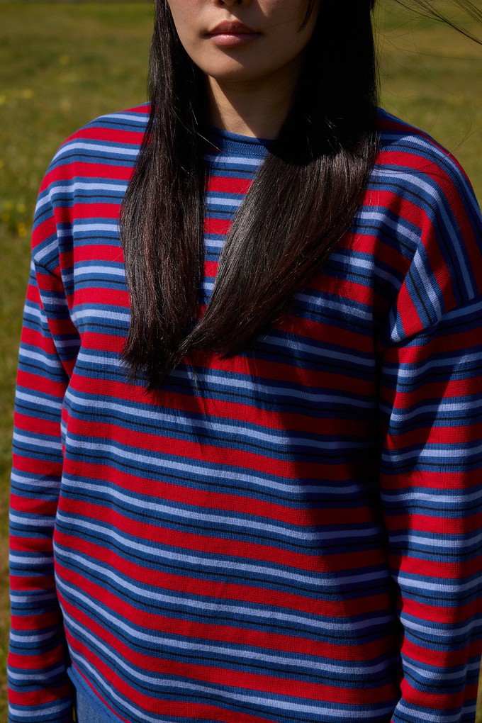 Striped knit t-shirt from NWHR
