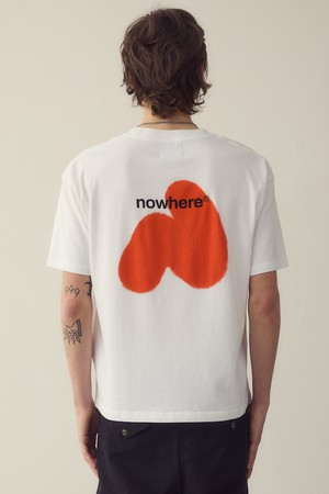 Nowhere spray red t-shirt from NWHR