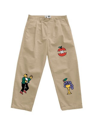 Beige over-the-knee pants from NWHR