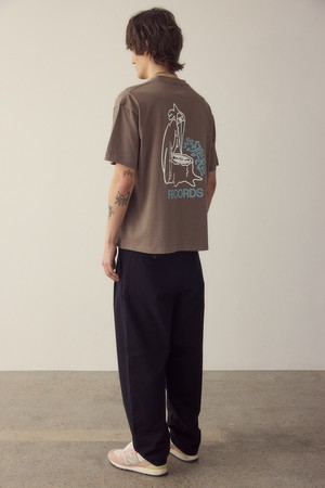 Nowhere Records Wood T-shirt from NWHR