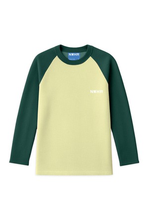 Crewneck Green Waffle from NWHR