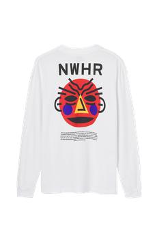White Mask Long T-Shirt via NWHR