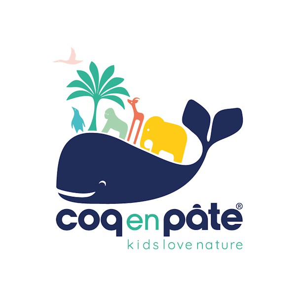 COQ EN PATE Romper van biokatoen met wilde hond from Olifant en Muis