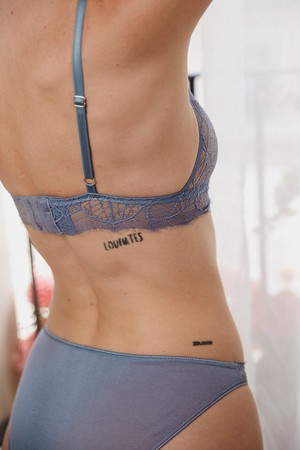 Culotte Liao coton myosotis from Olly