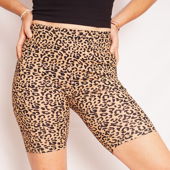 PREORDER I ADULT Leopard Print Speedy Biker I Jungle from Orbasics