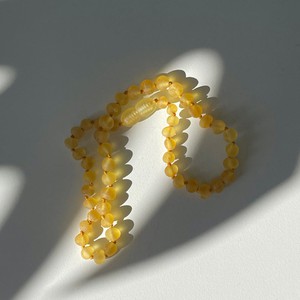 Amber Baby Necklace - Raw Lemon from Orbasics