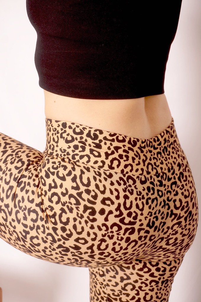 All Day Leopard Print Leggings I Organic Cotton from Orbasics