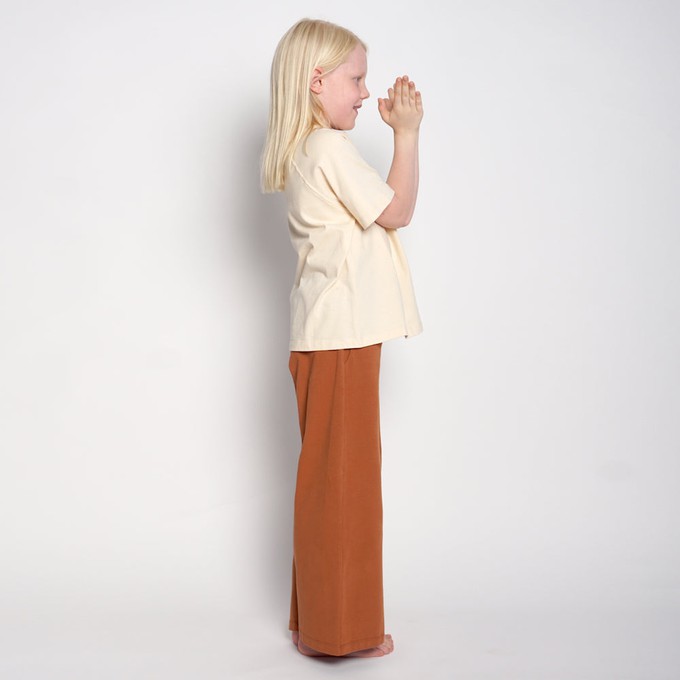 Wide Leg Pants Caramel Cookie from Orbasics