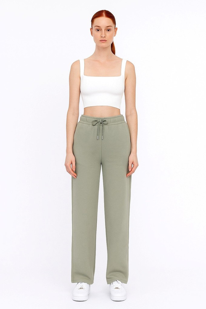 The Organic Straight-Leg Sweatpants - Grey from organsk