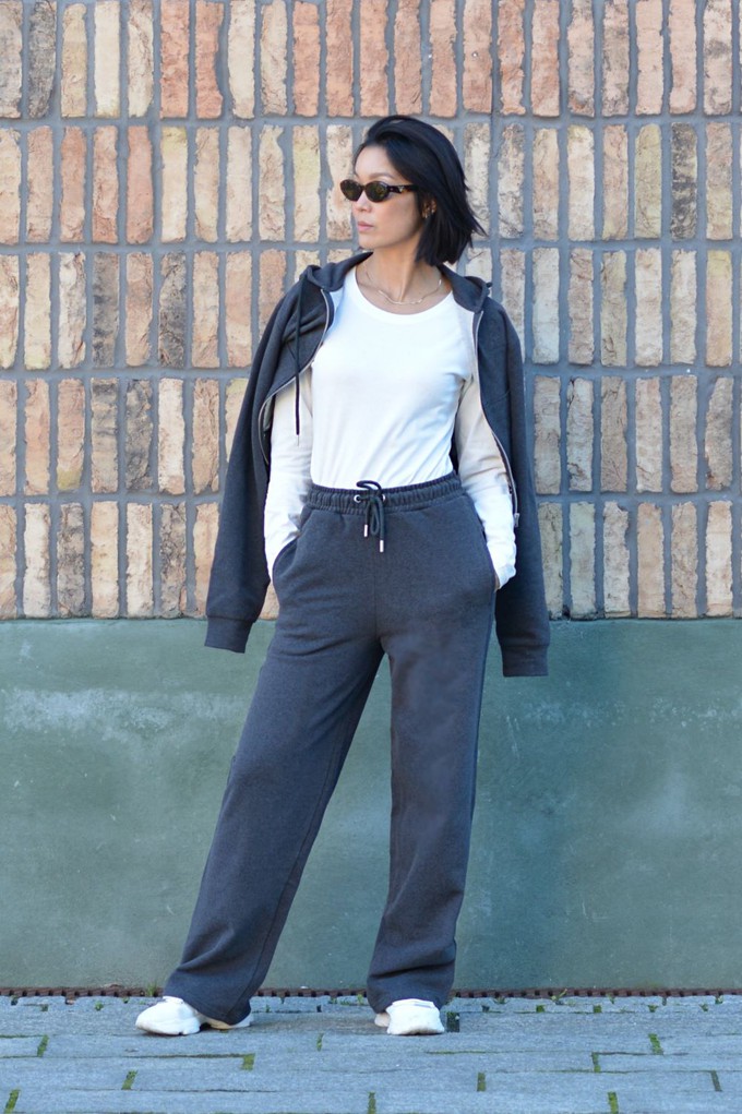 The Organic Straight-Leg Sweatpants - Pink from organsk