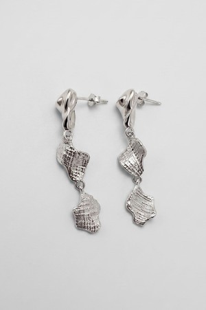 Sculpted Gilded Drop Earrings from organsk