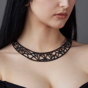 Ella Geometric Recycled Rubber Necklace from Paguro Upcycle
