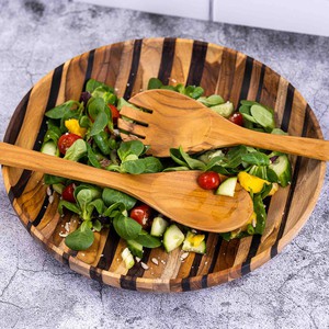 Upcycled Eco Friendly Wooden Salad Servers from Paguro Upcycle Upcycled Eco Friendly Wooden Salad Servers from Paguro Upcycle