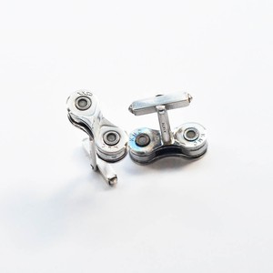 Recycled Bicycle Chain Cufflinks (3 Colours Available) from Paguro Upcycle