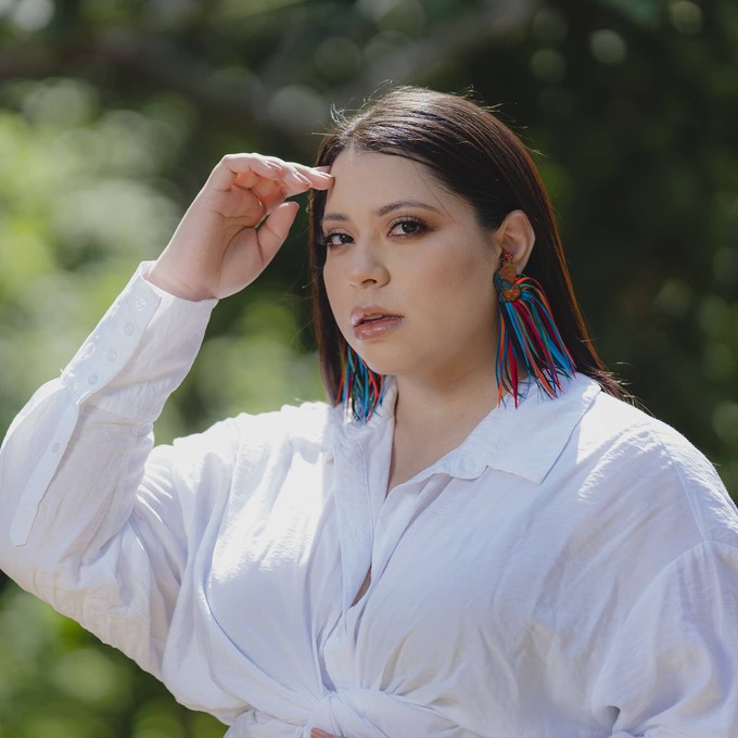 Rooster Totumo Earrings – Handcrafted Statement Jewellery from Paguro Upcycle