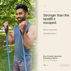 Eco-Friendly Upcycled Resistance Band via Paguro Upcycle