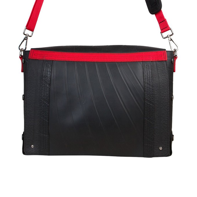 Feby Recycled Rubber Satchel & Vegan Messenger Bag (3 colours available) from Paguro Upcycle